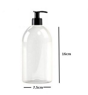 FRASCO PET TRANSPARENTE 500 ml DOSEADOR