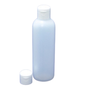 Frasco PET 200 ml tampa flip top branca