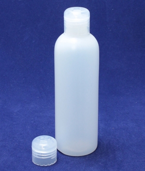 Frasco PET Natural 200 ml tampa flip top natural