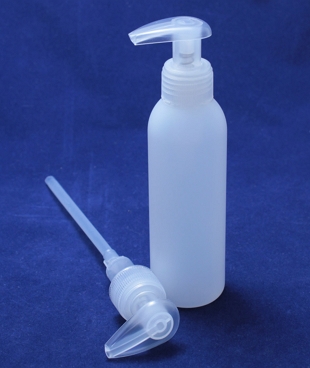 FRASCO PET BRANCO 125 ml COM DOSEADOR NATURAL