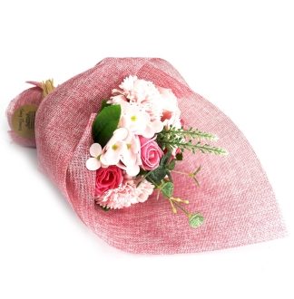 Bouquet de Flores de Sabão Rosa