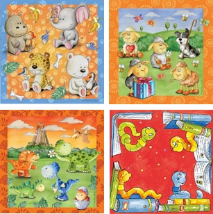 Guardanapos Infantil - Pac 20 sortido