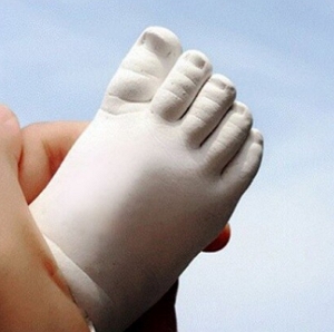 Kit moldes 3D mãos e pés - Rápido