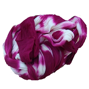 Meia de Seda Mesclada Bordeaux e Branco m05