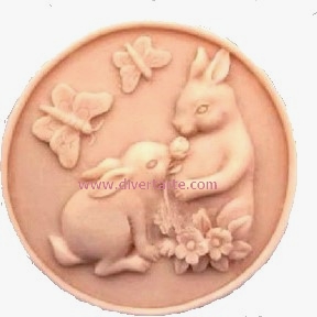 Molde Silicone Coelhinha com Filhote