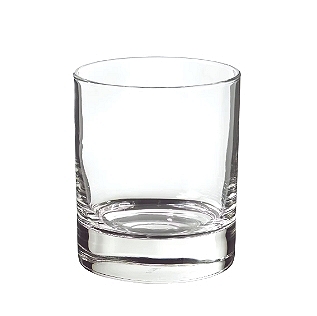 Copo transparente para vela