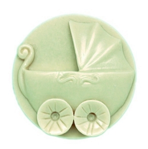 Molde Silicone Carrinho de Bebé