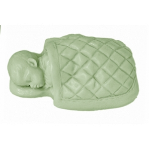 Bebe com manta molde silicone