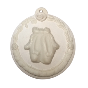 Placa com Sapatilhas de Balet gesso perfumado