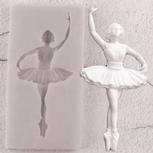 Molde Silicone Bailarina 2