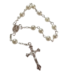 Dezena de Perolas com Cruz