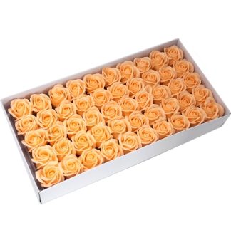 Rosas de Sabão Salmão caixa com 50 unidades