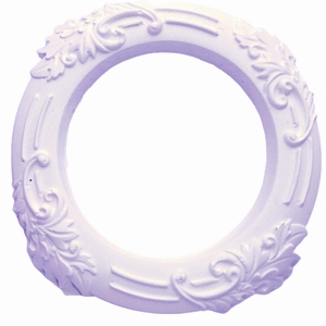 Molde Silicone Moldura Redonda