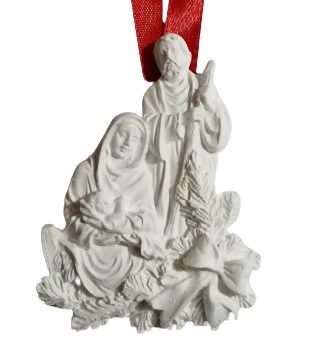 .Presépio com Pinheiro e Laço gesso perfumado