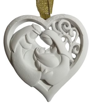 .Sagrada Familia em Coração gesso perfumado
