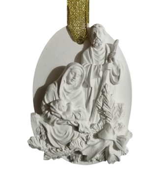.Presépio em placa Oval gesso perfumado