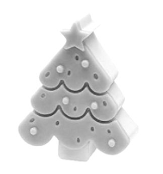 .Árvore de Natal gesso perfumado