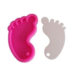 Molde silicone Pé de Bebé