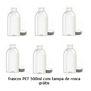 Frascos PET 500 ml PAC 6 - Oferta