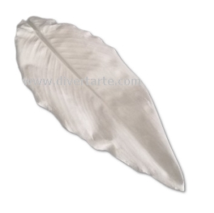 Folha de Lírio em Gesso